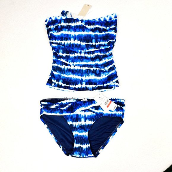 Tommy Bahama Striped Tie Dye Tankini/Bottoms Set - XS - NWT - Picture 6 of 14